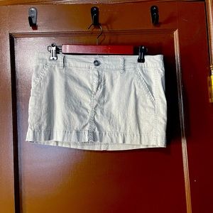 Hollister Cream Mini Skirt